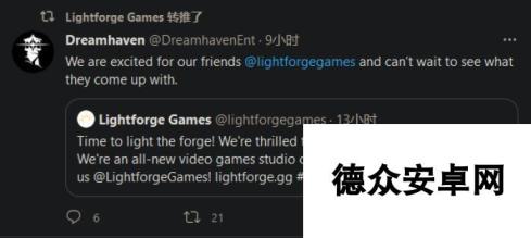 暴雪与Epic前员工共创新游戏工作室Lightforge