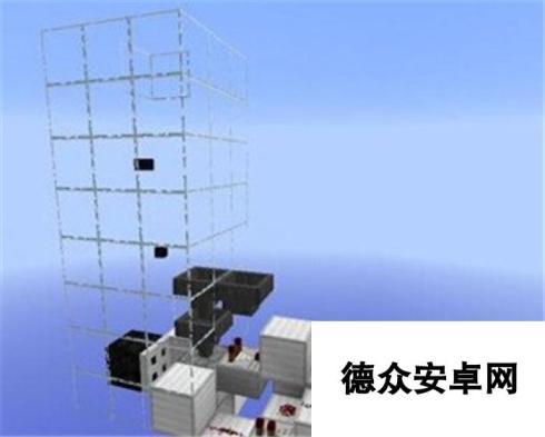 我的世界新型蓝冰电梯制作教学