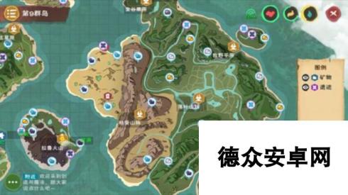 创造与魔法7月13日新版本地图 地图资源分布