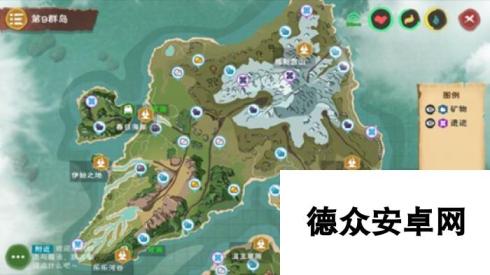 创造与魔法7月13日新版本地图 地图资源分布