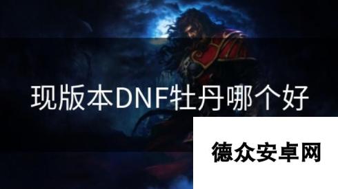 现版本DNF牡丹哪个好