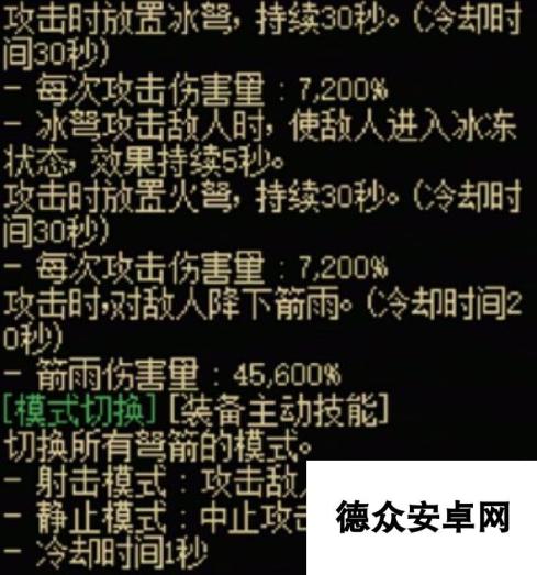 dnf手游神枪手全传世武器属性介绍